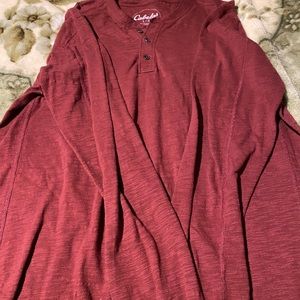 Men’s long sleeve Cabela’s shirt